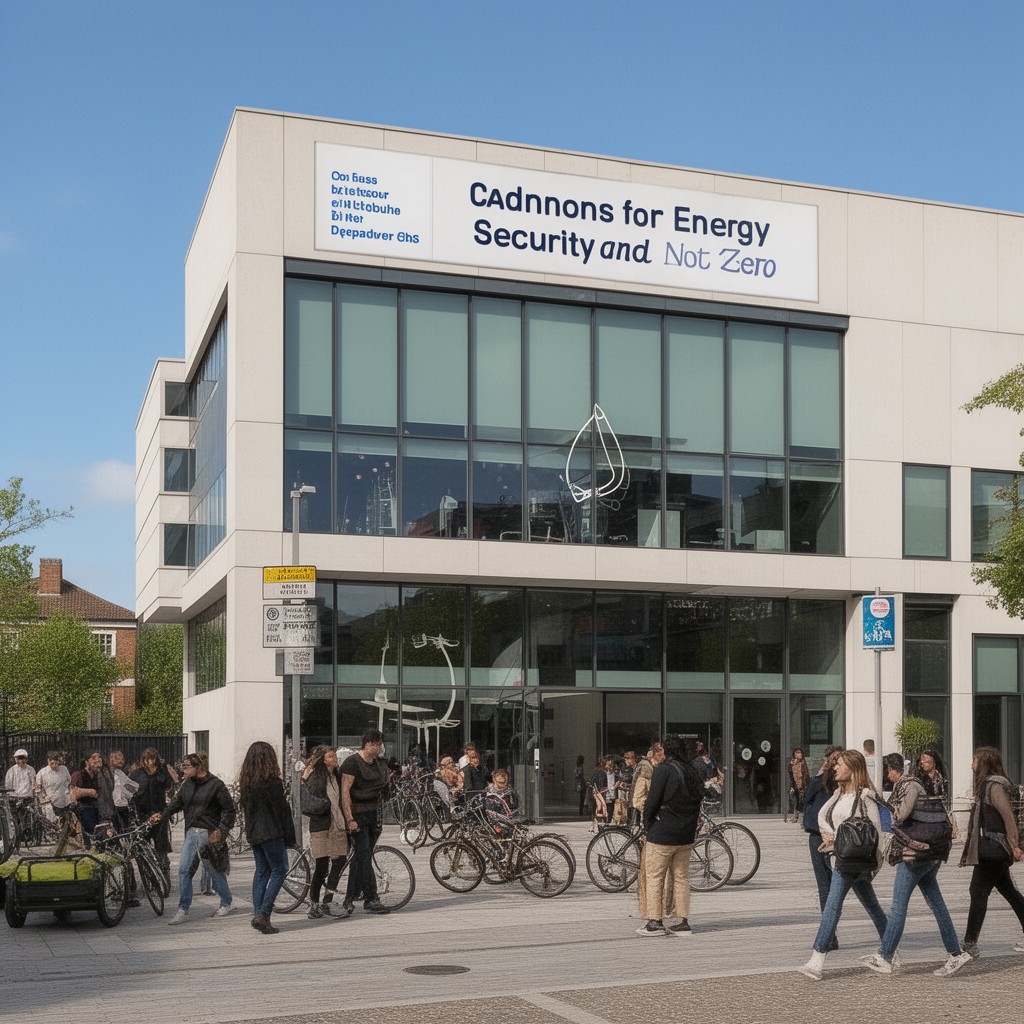 AI-generated illustration of Department for Energy Security and Net Zero