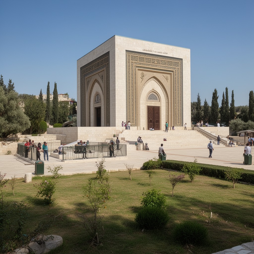 AI-generated illustration of Mausoleum of Yasser Arafat