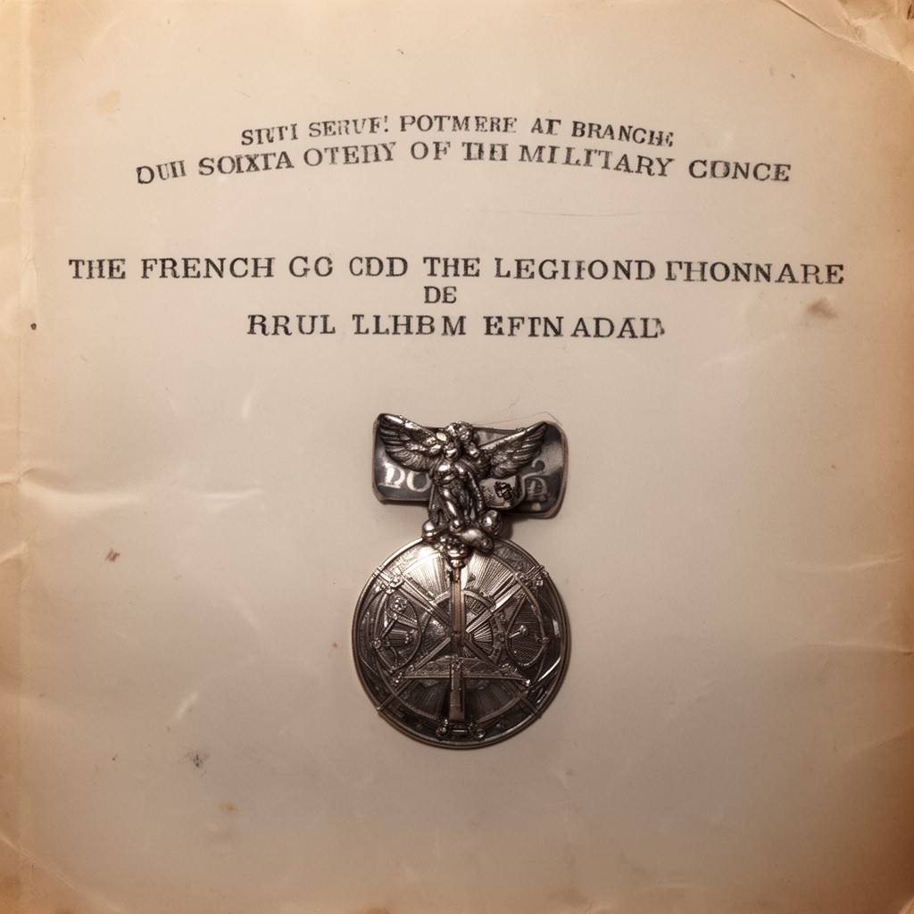 AI-generated illustration of French Code of the Légion d'honneur and Military Medal