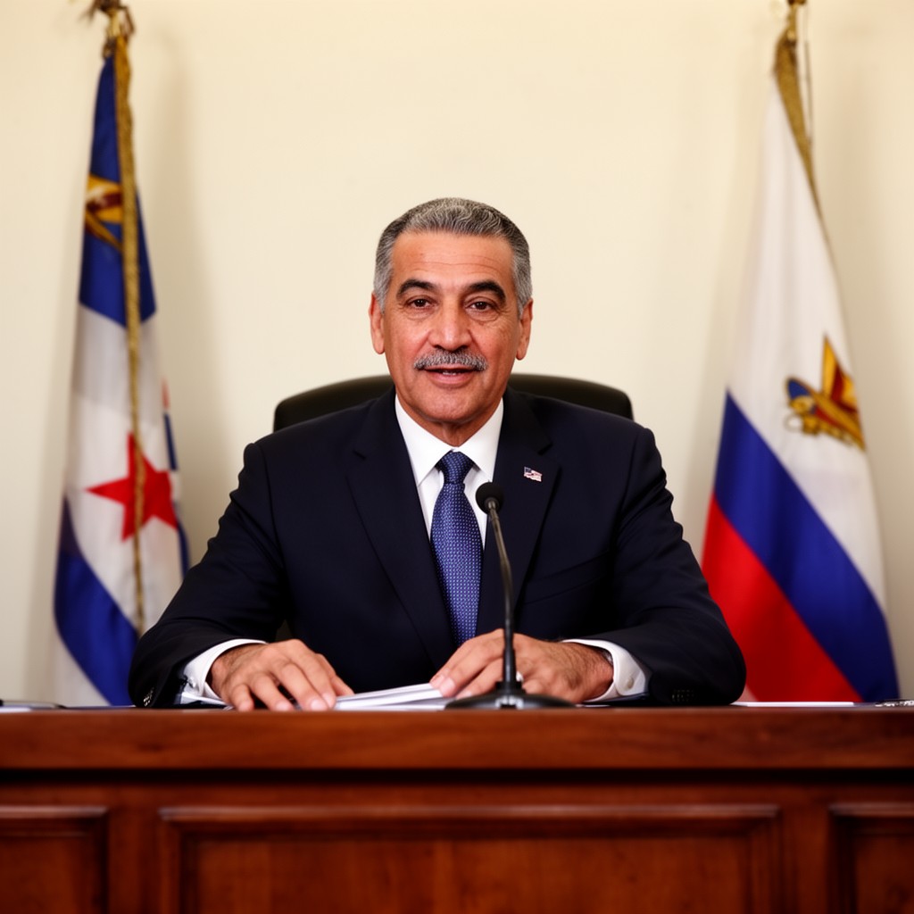 AI-generated illustration of President of the Republic of Cuba