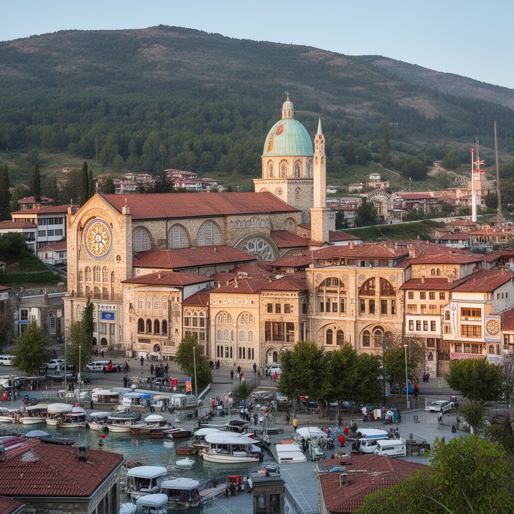 AI-generated illustration of İznik
