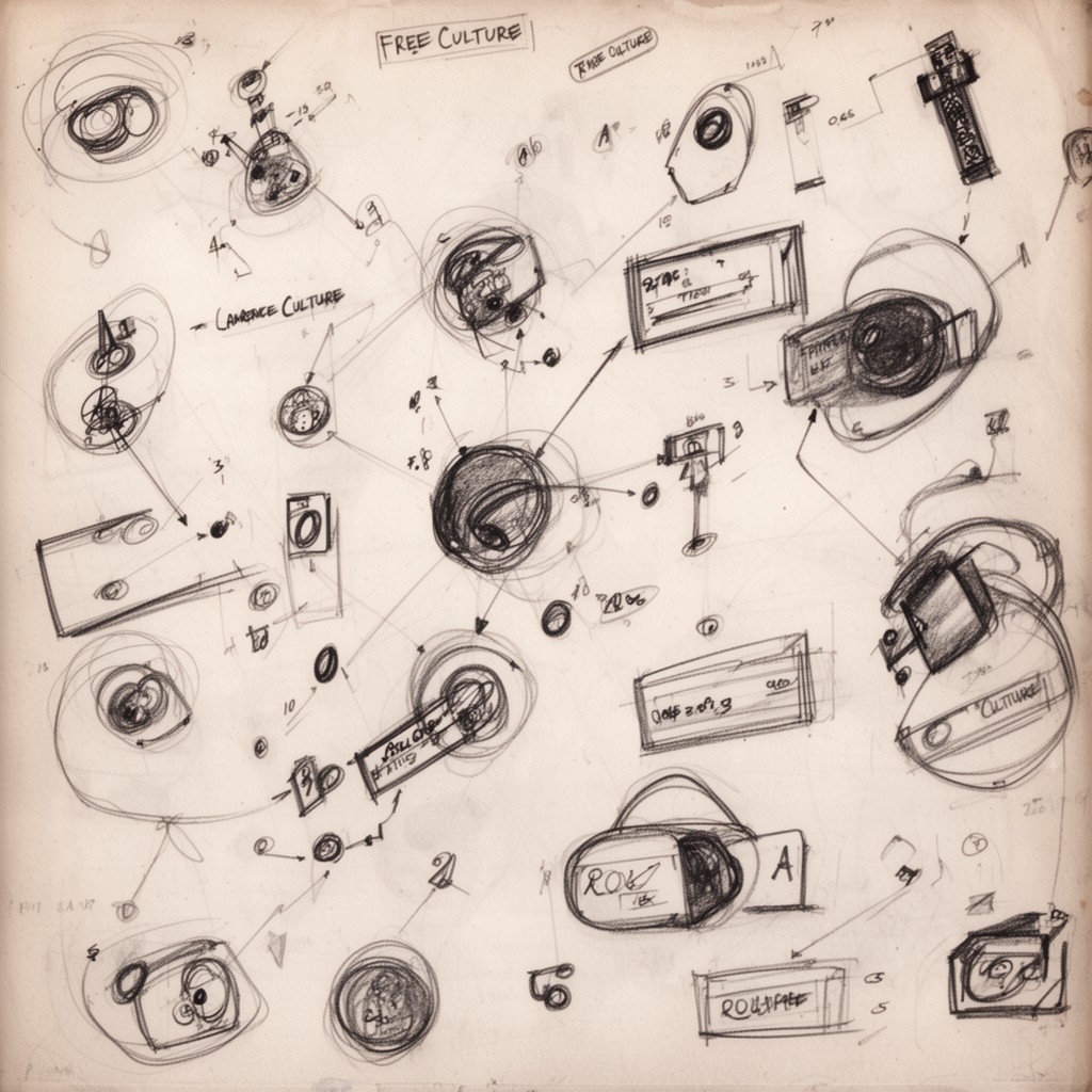 AI-generated illustration of Free Culture