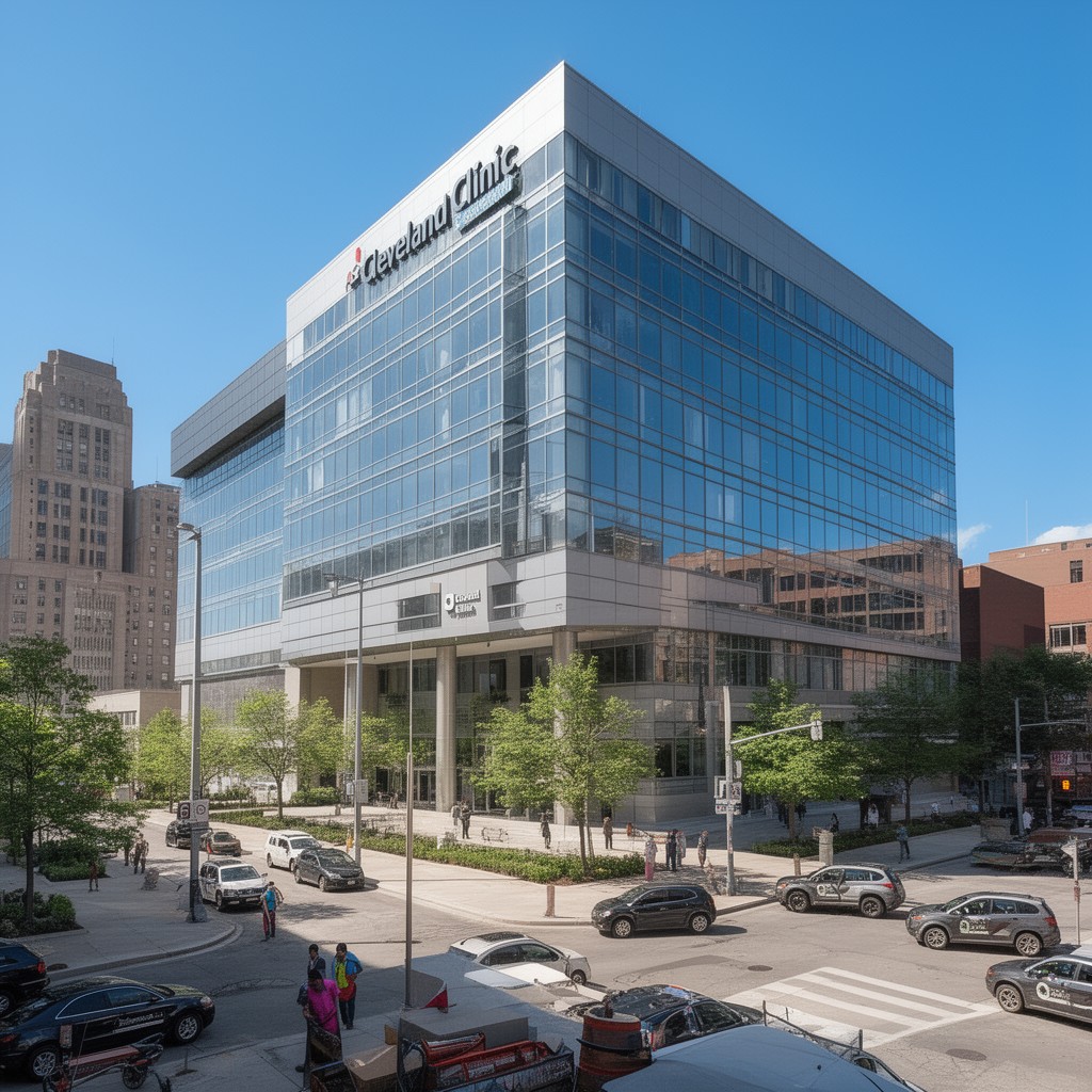 AI-generated illustration of Cleveland Clinic