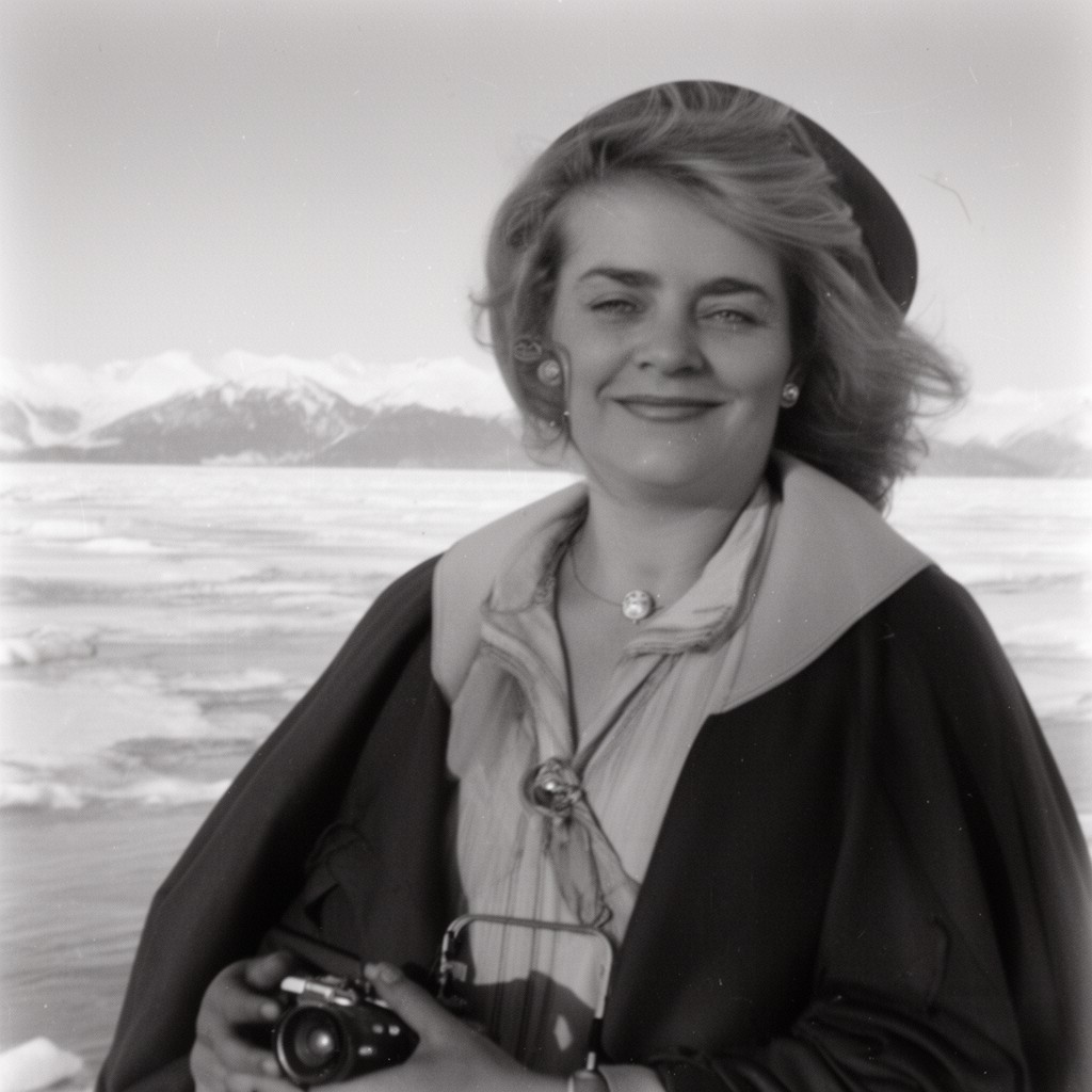 AI-generated illustration of Louise Arner Boyd