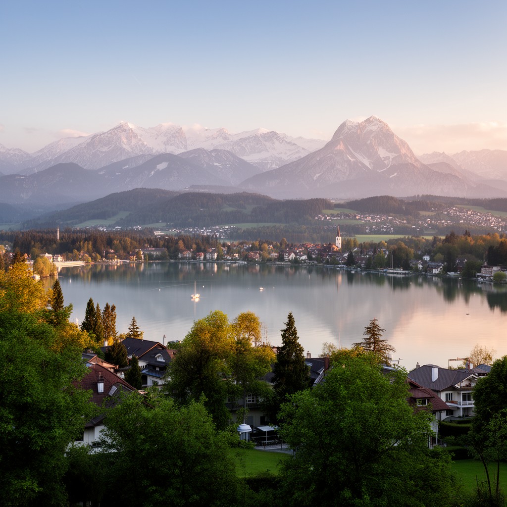 AI-generated illustration of Starnberger See