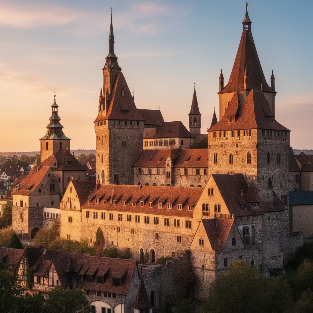 AI-generated illustration of Nuremberg Castle