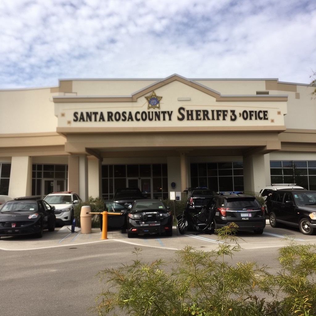 AI-generated illustration of Santa Rosa County Sheriff’s Office