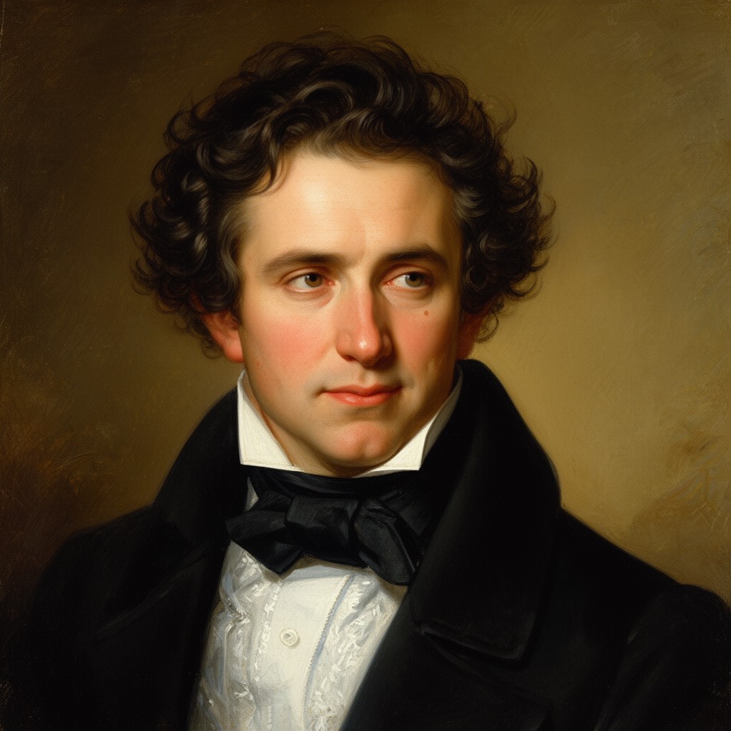 AI-generated illustration of Franz Schubert