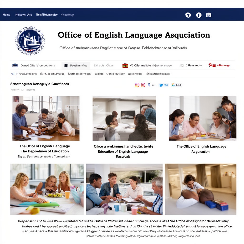 AI-generated illustration of Office of English Language Acquisition