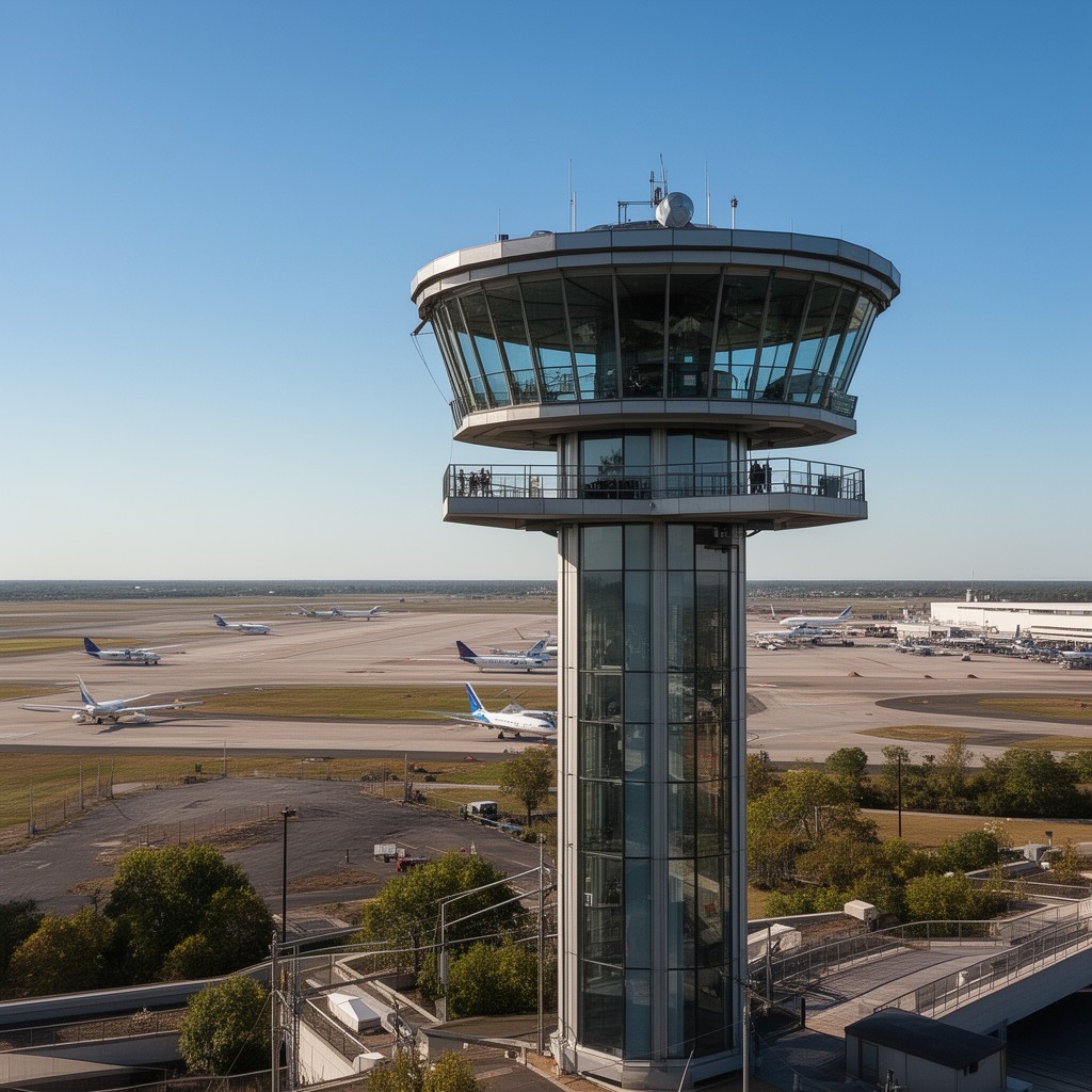 AI-generated illustration of Donald D. Engen Observation Tower