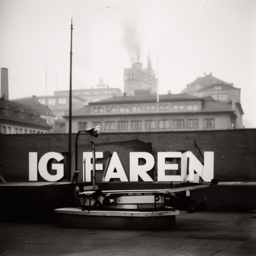 AI-generated illustration of IG Farben