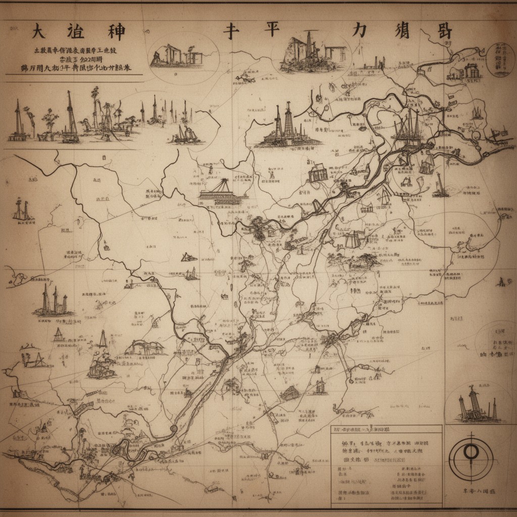 AI-generated illustration of 5th War Zone of the National Revolutionary Army