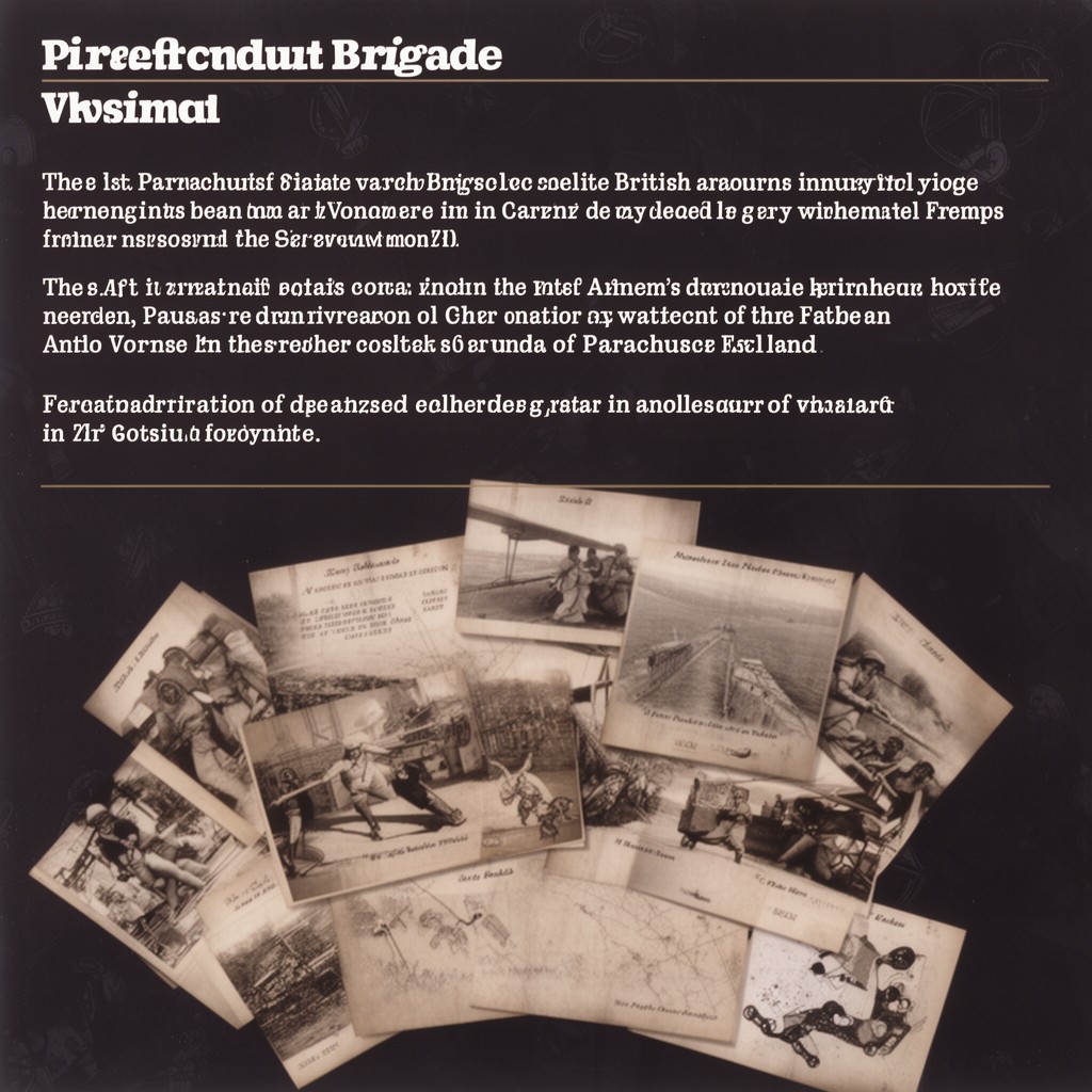AI-generated illustration of 1st Parachute Brigade