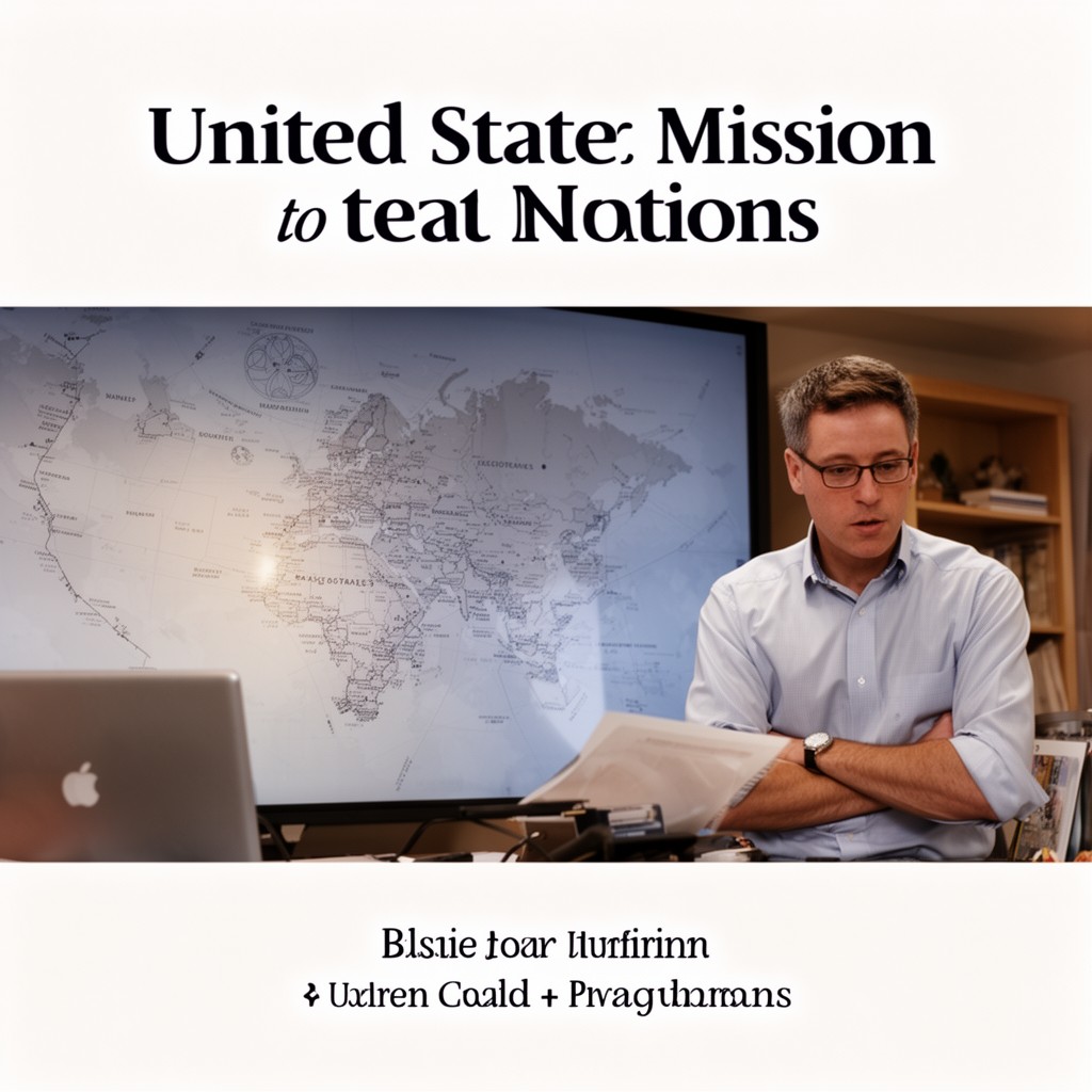AI-generated illustration of United States Mission to the United Nations