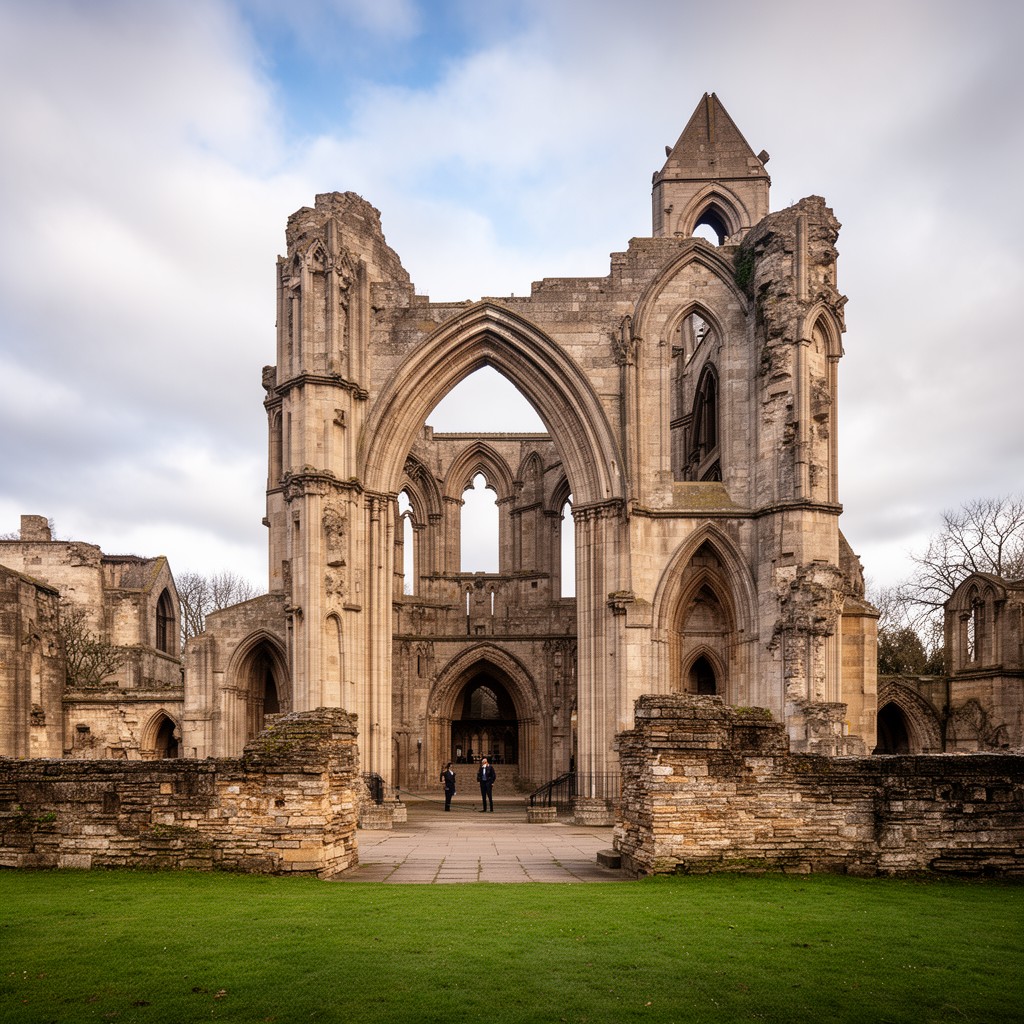 AI-generated illustration of Reading Abbey ruins