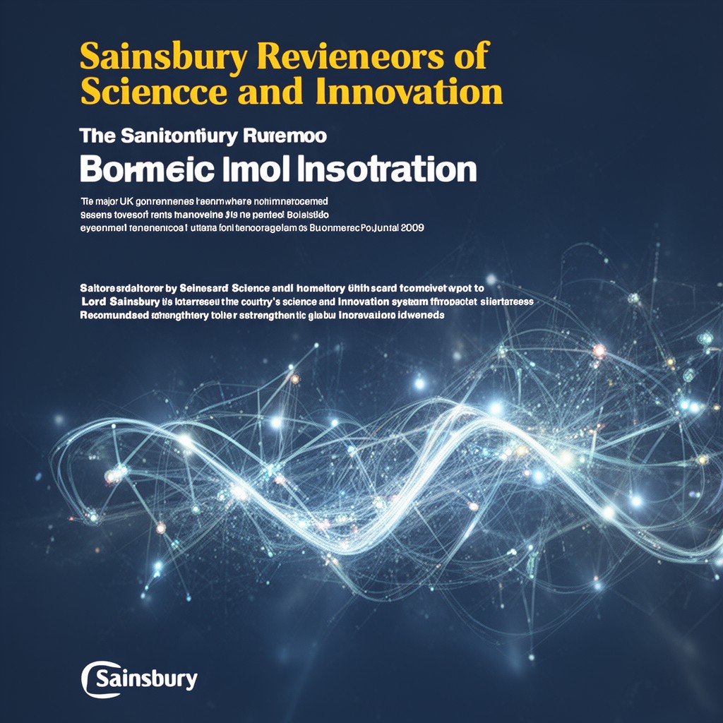 AI-generated illustration of Sainsbury Review of Science and Innovation