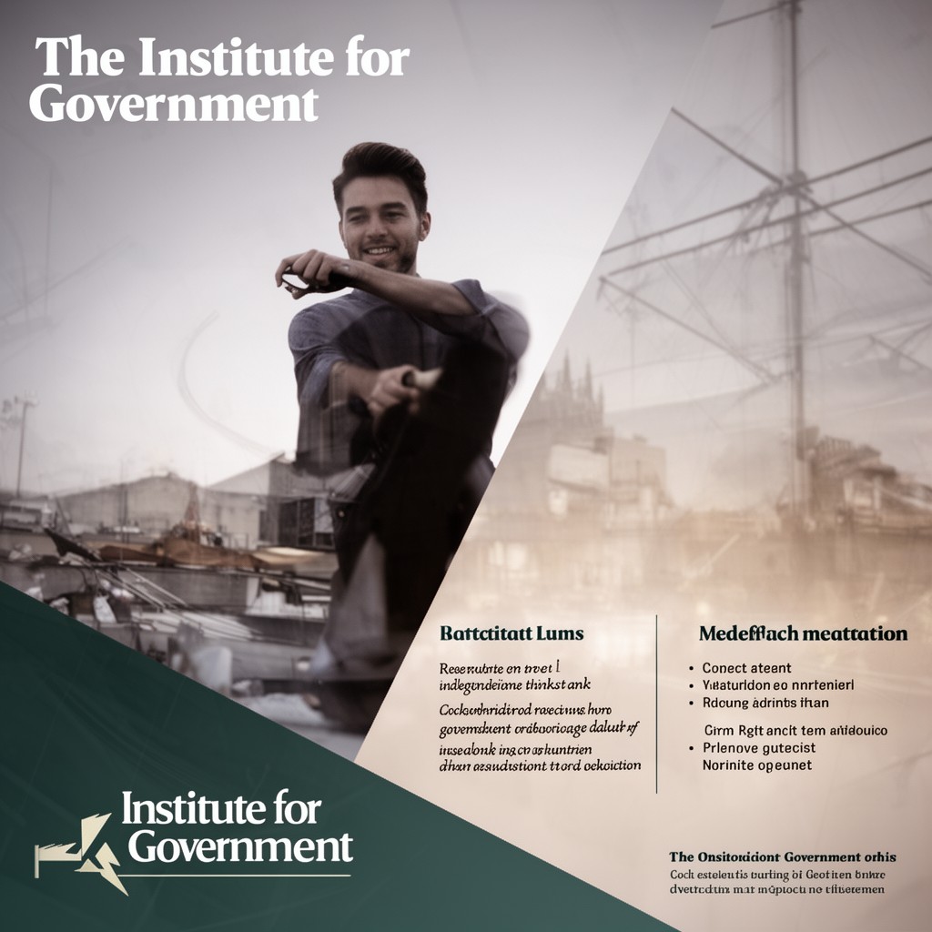 AI-generated illustration of Institute for Government