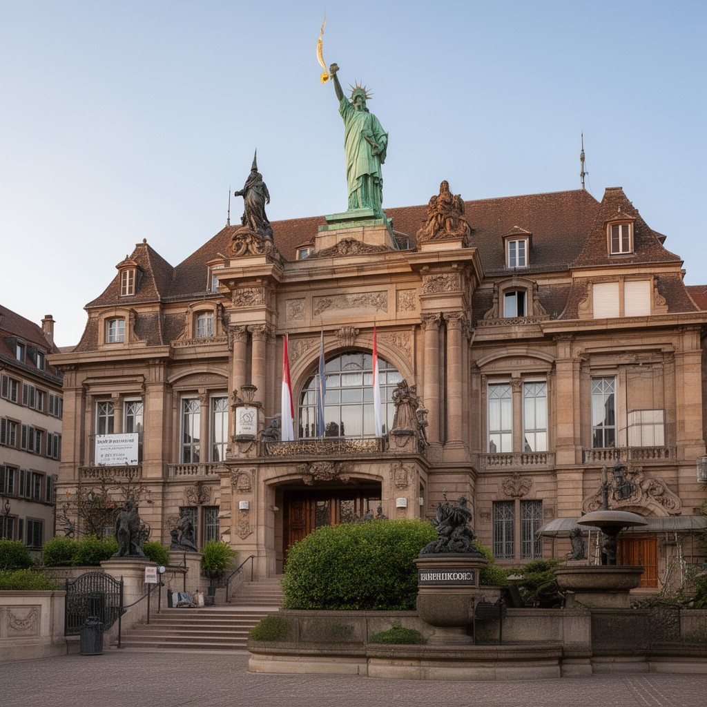 AI-generated illustration of Musée Bartholdi in Colmar