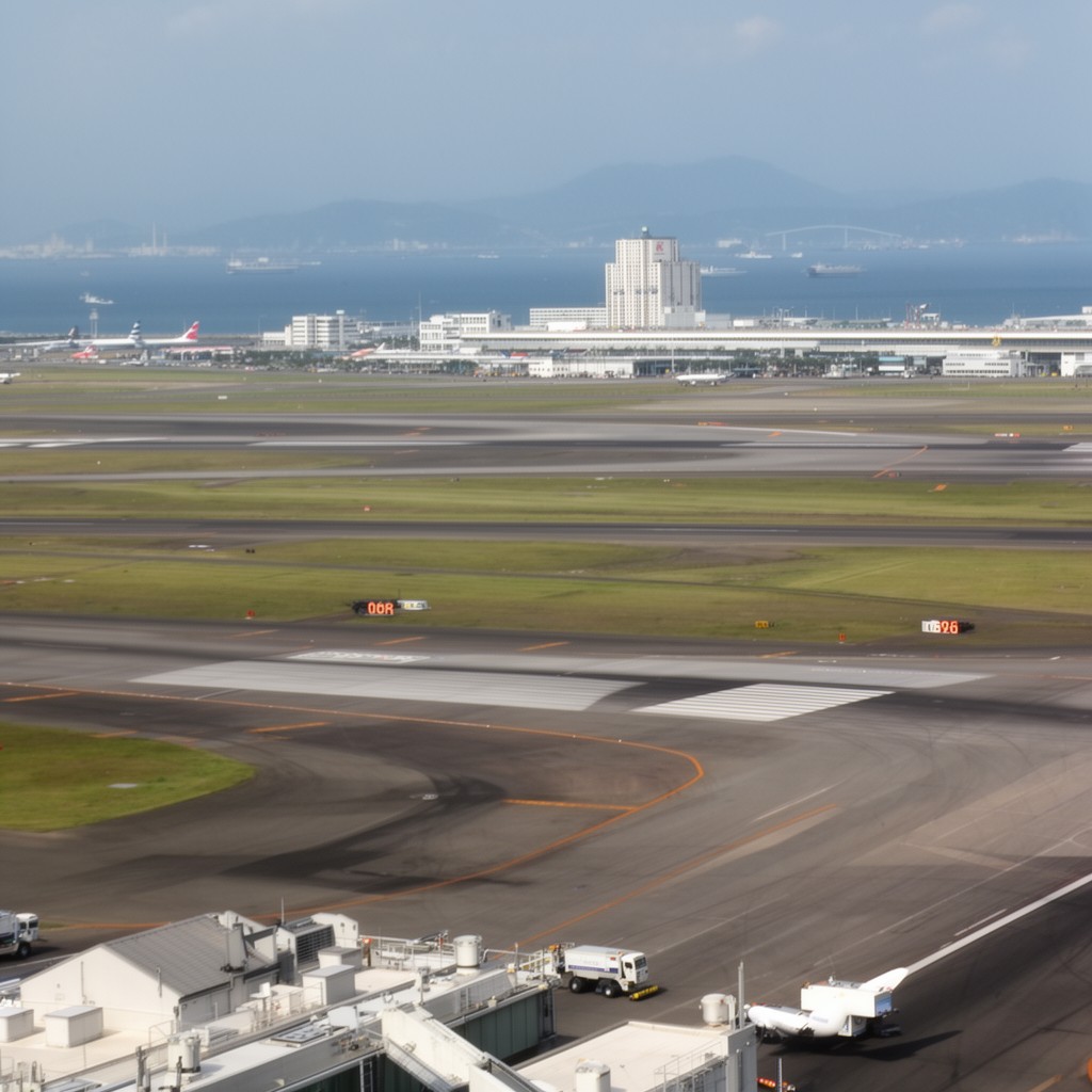 AI-generated illustration of Runway 06R/24L