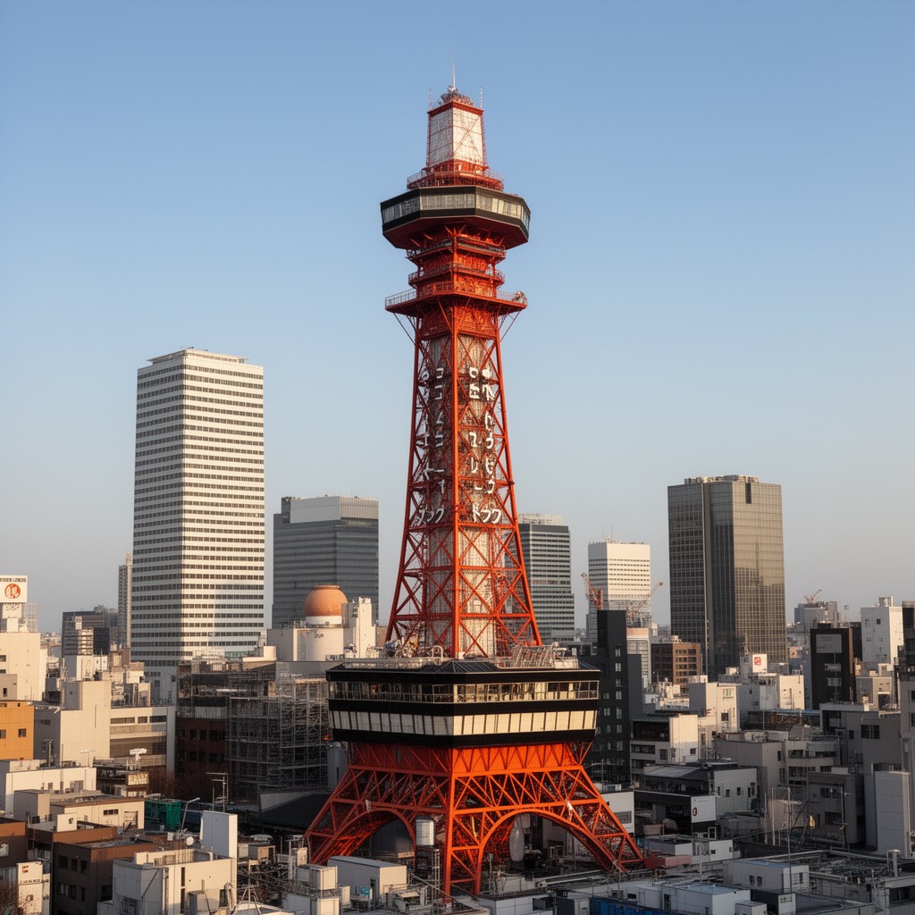 AI-generated illustration of Tsutenkaku Kanko Co., Ltd.