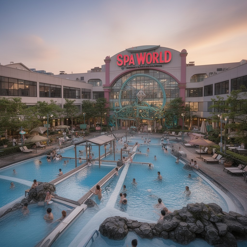 AI-generated illustration of Spa World