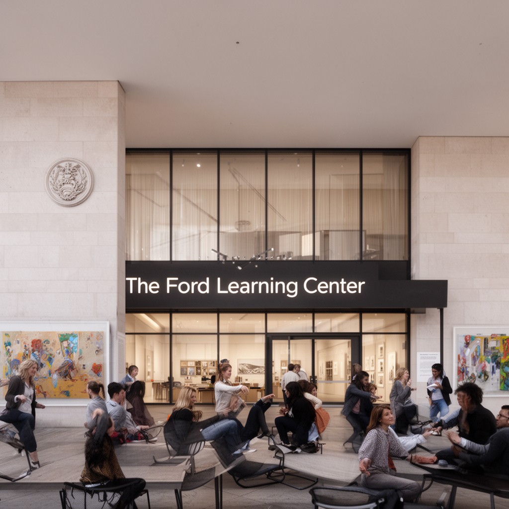 AI-generated illustration of Ford Learning Center