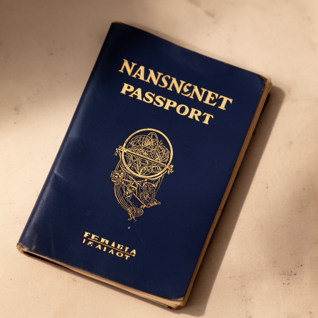 AI-generated illustration of Nansen passport