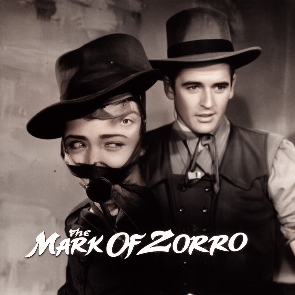 AI-generated illustration of The Mark of Zorro