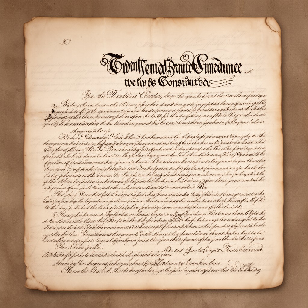 AI-generated illustration of Twenty-second Amendment to the United States Constitution