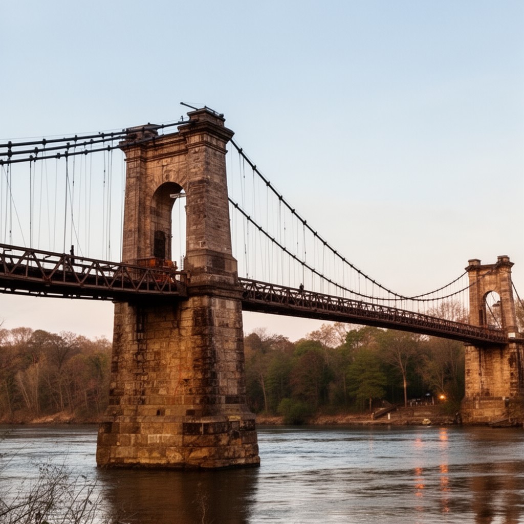 AI-generated illustration of Delaware Aqueduct