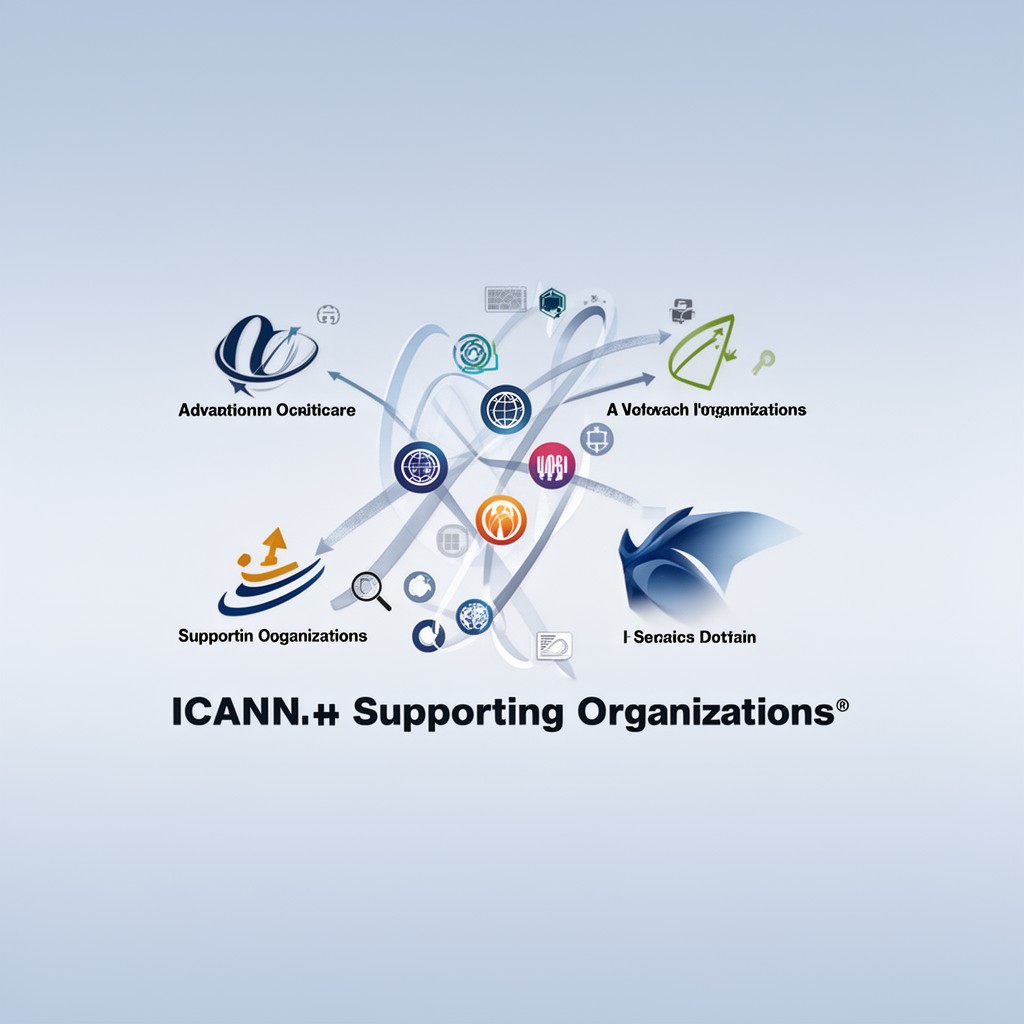 AI-generated illustration of ICANN Supporting Organizations