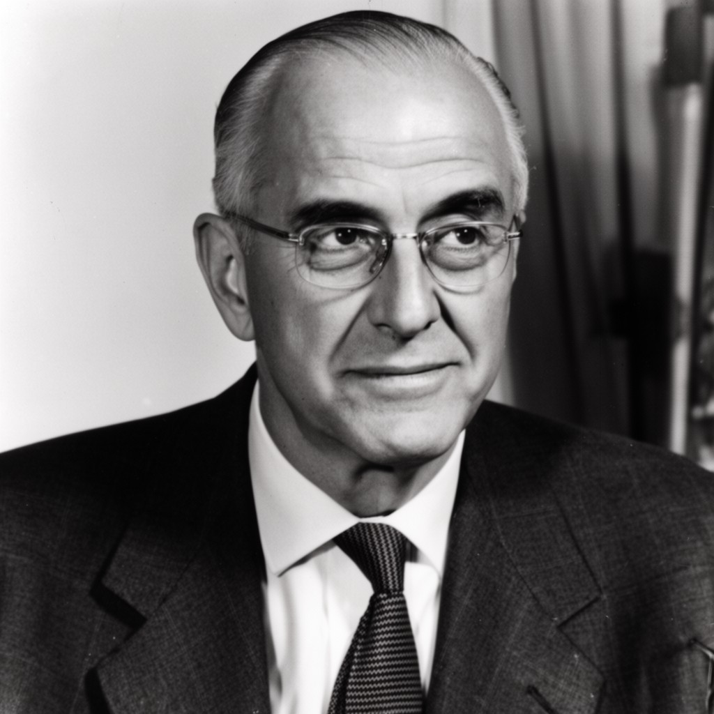 AI-generated illustration of William S. Paley