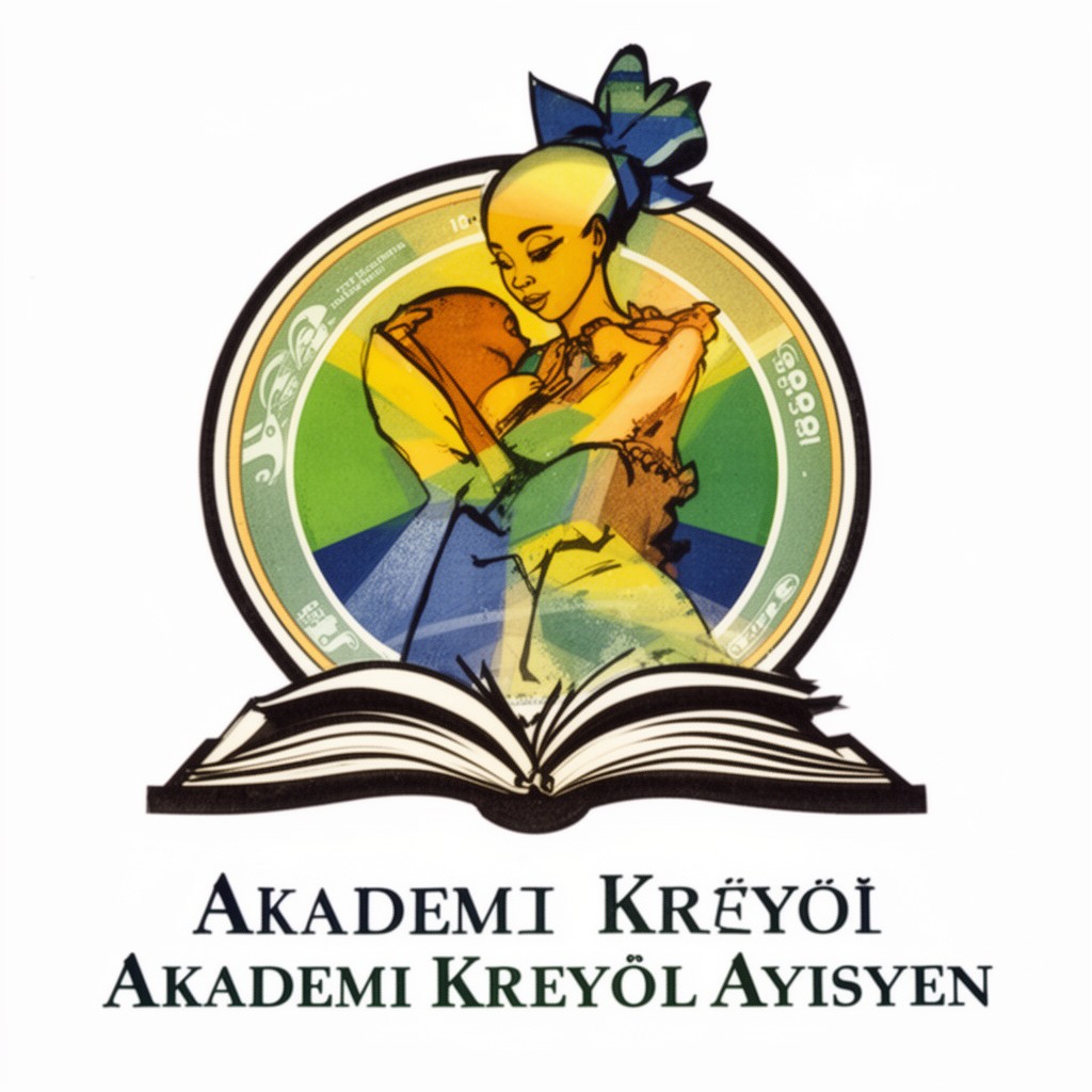 AI-generated illustration of Akademi Kreyòl Ayisyen