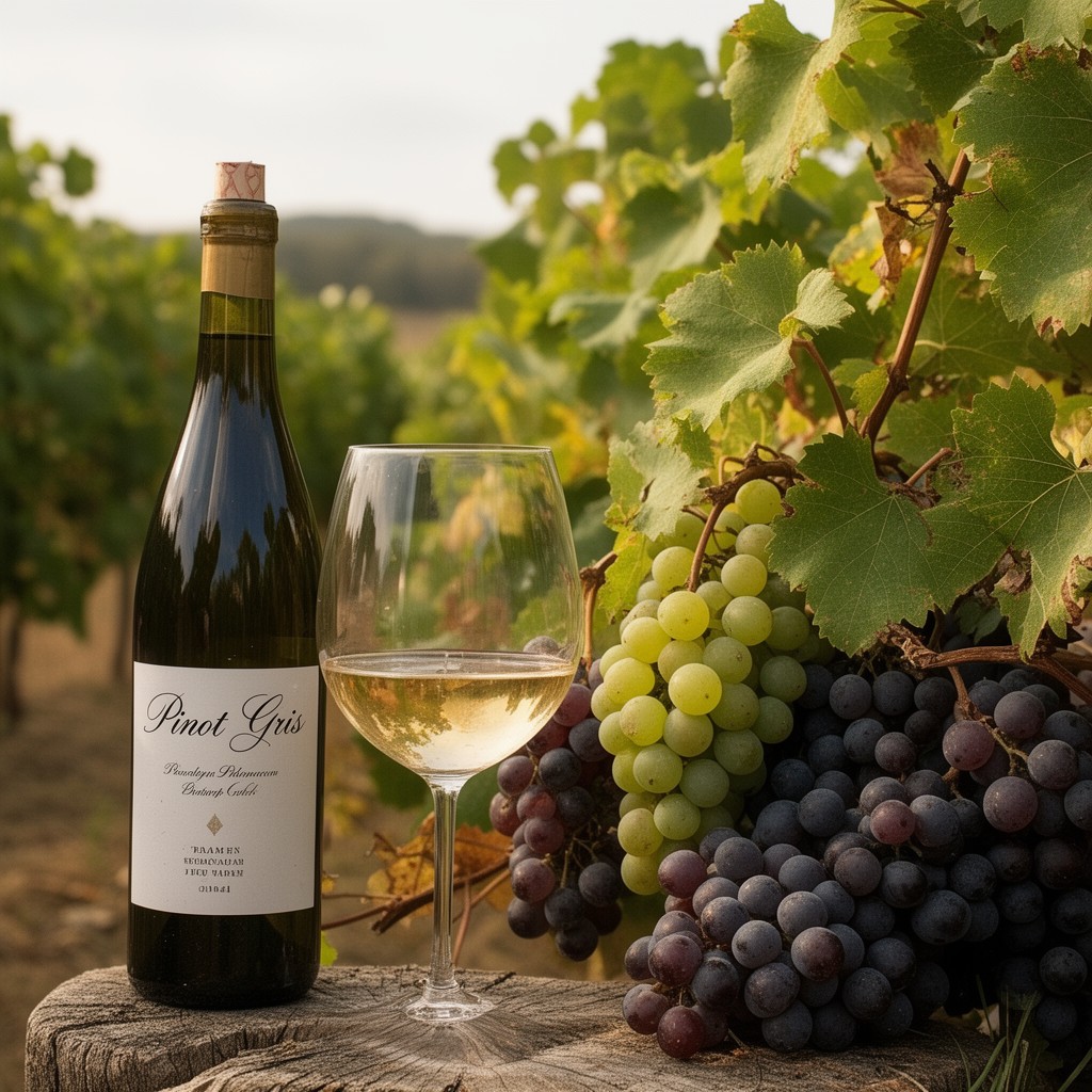AI-generated illustration of Pinot Gris