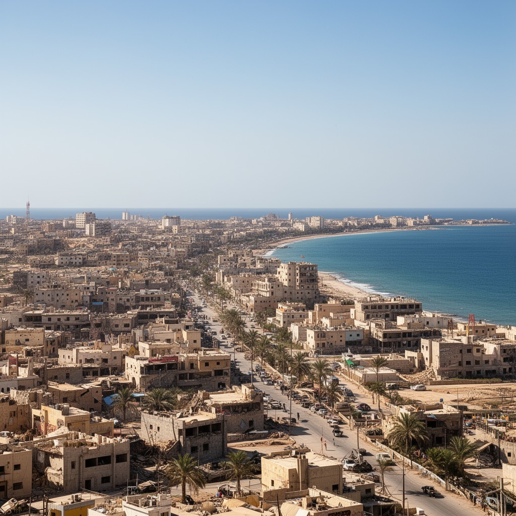 AI-generated illustration of Sirte, Libya