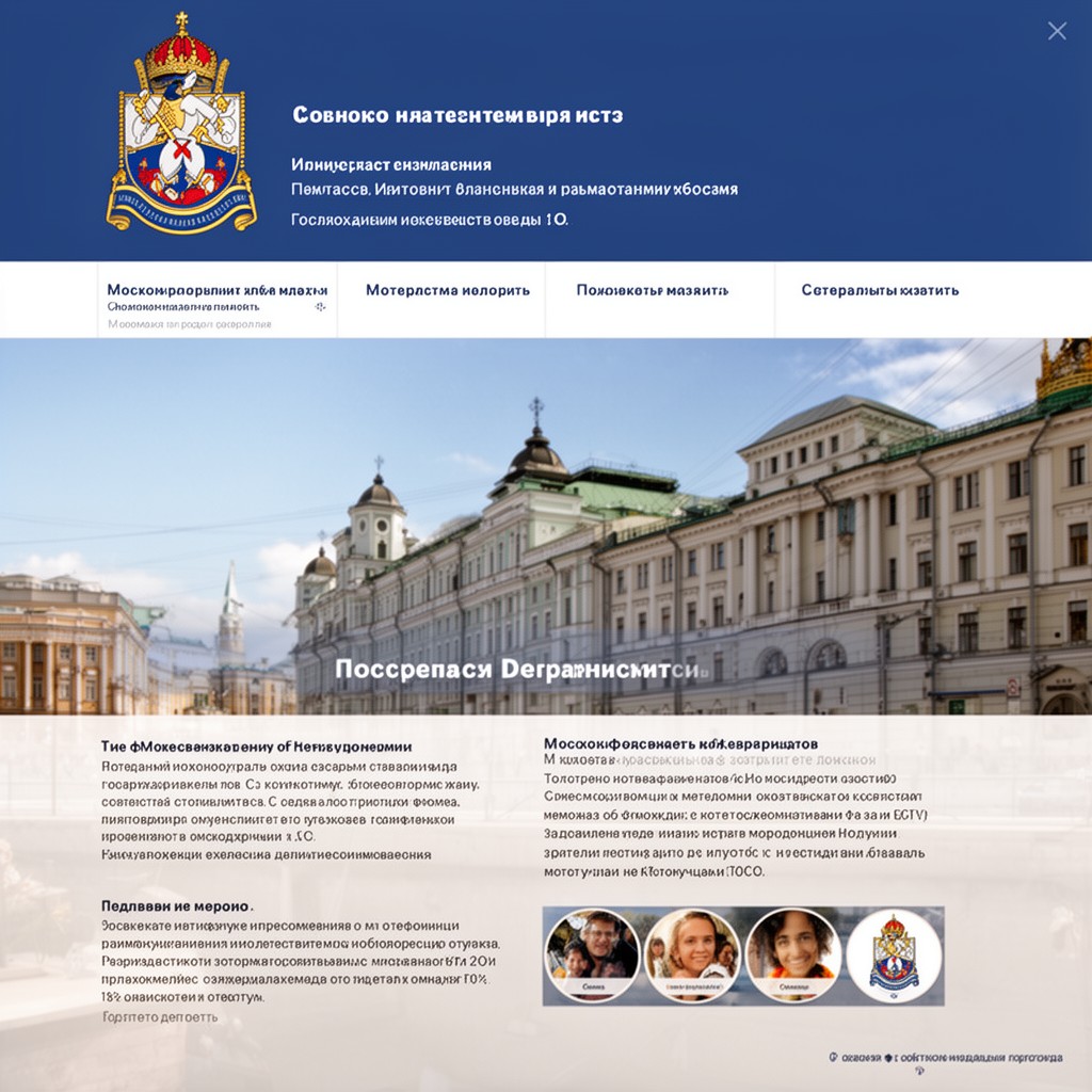 AI-generated illustration of Moscow Department of Health