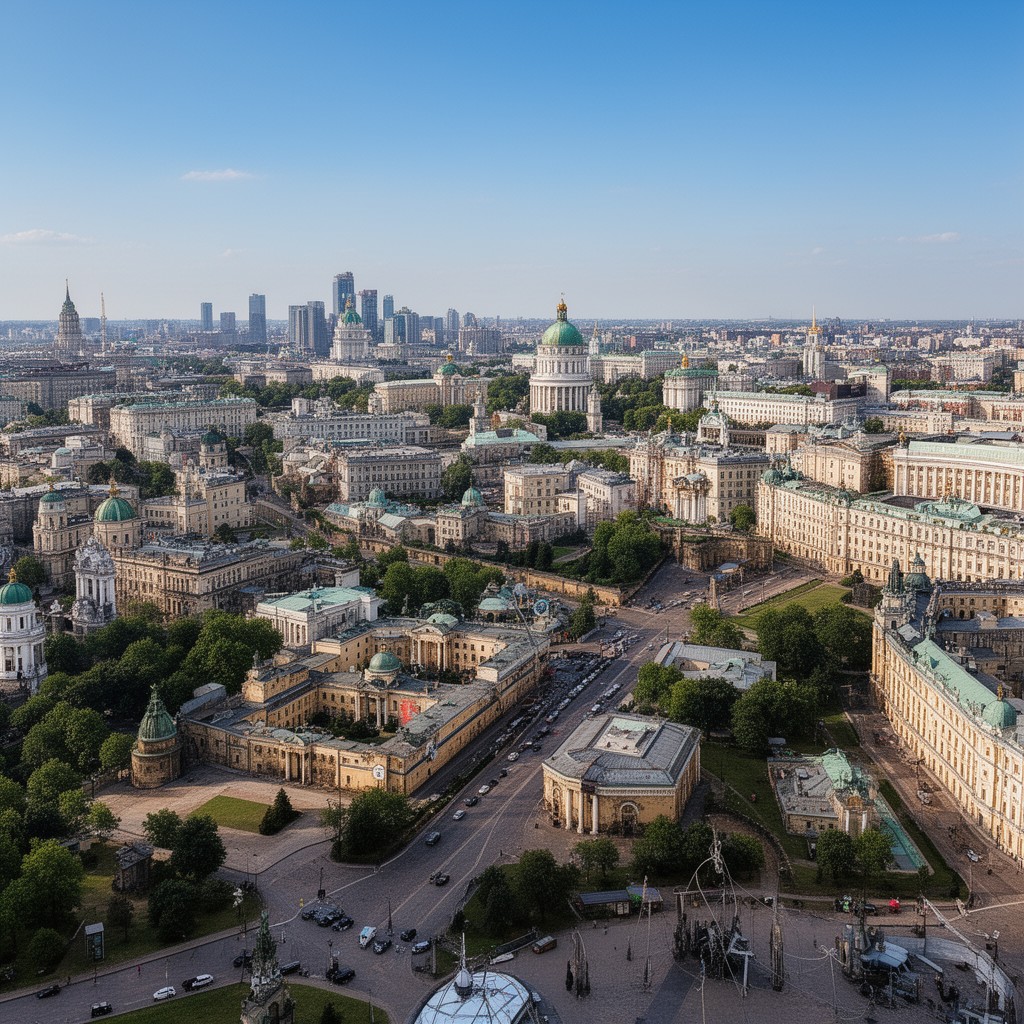 AI-generated illustration of Central Administrative Okrug