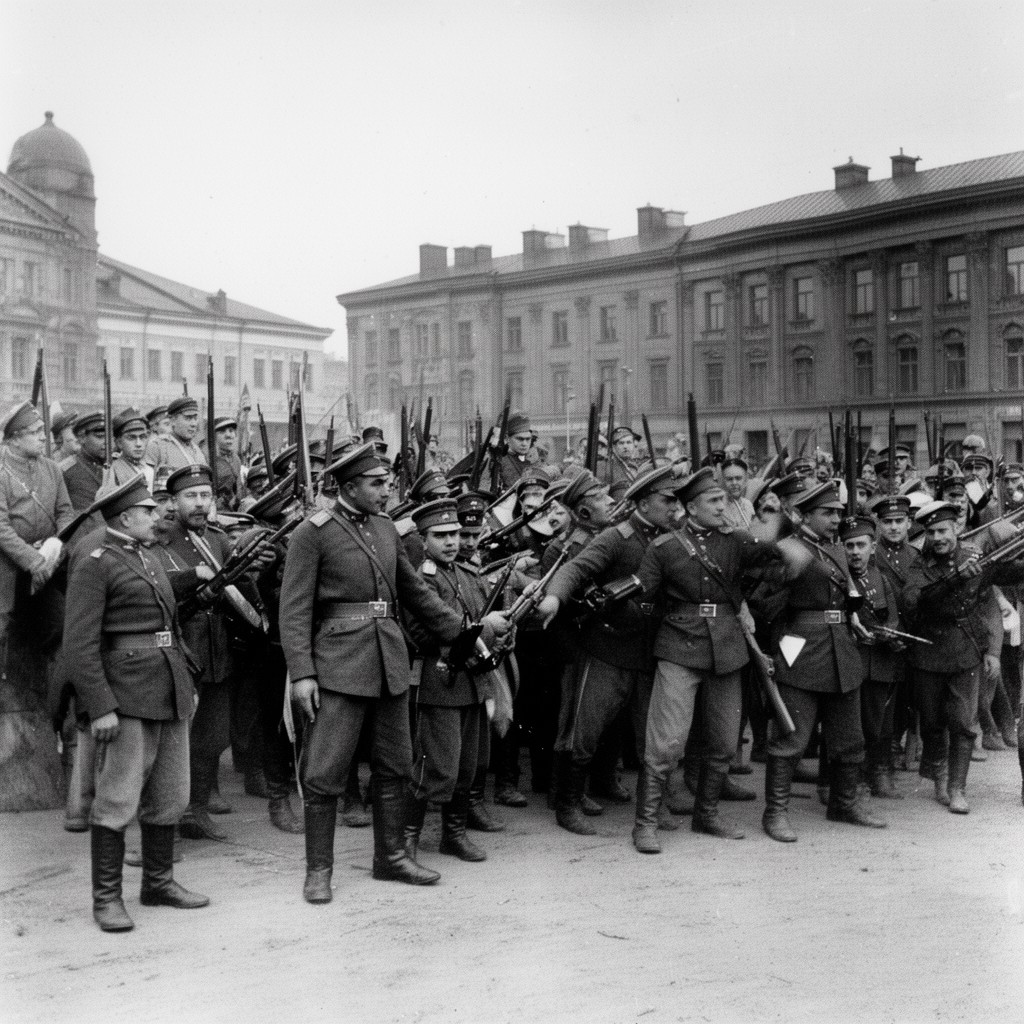 AI-generated illustration of Northwestern Army