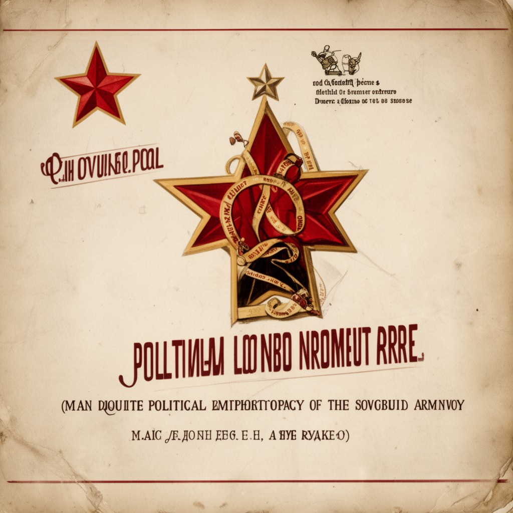 AI-generated illustration of Main Political Directorate of the Soviet Army and Navy