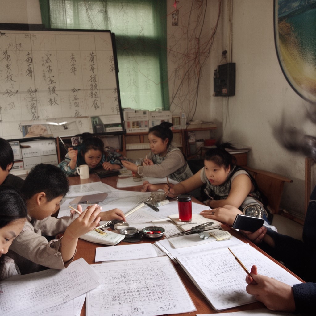 AI-generated illustration of Xiang Chinese