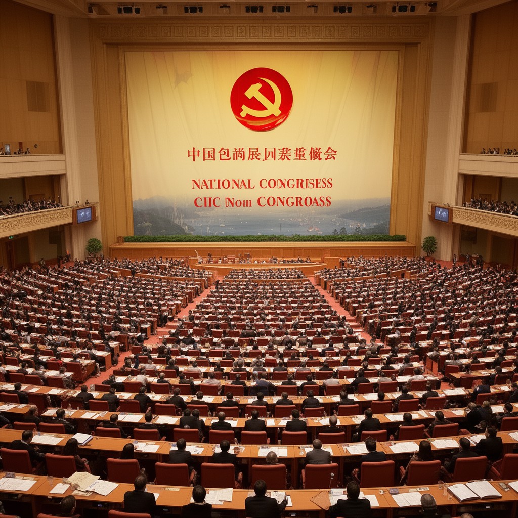 AI-generated illustration of National Congress of the Chinese Communist Party