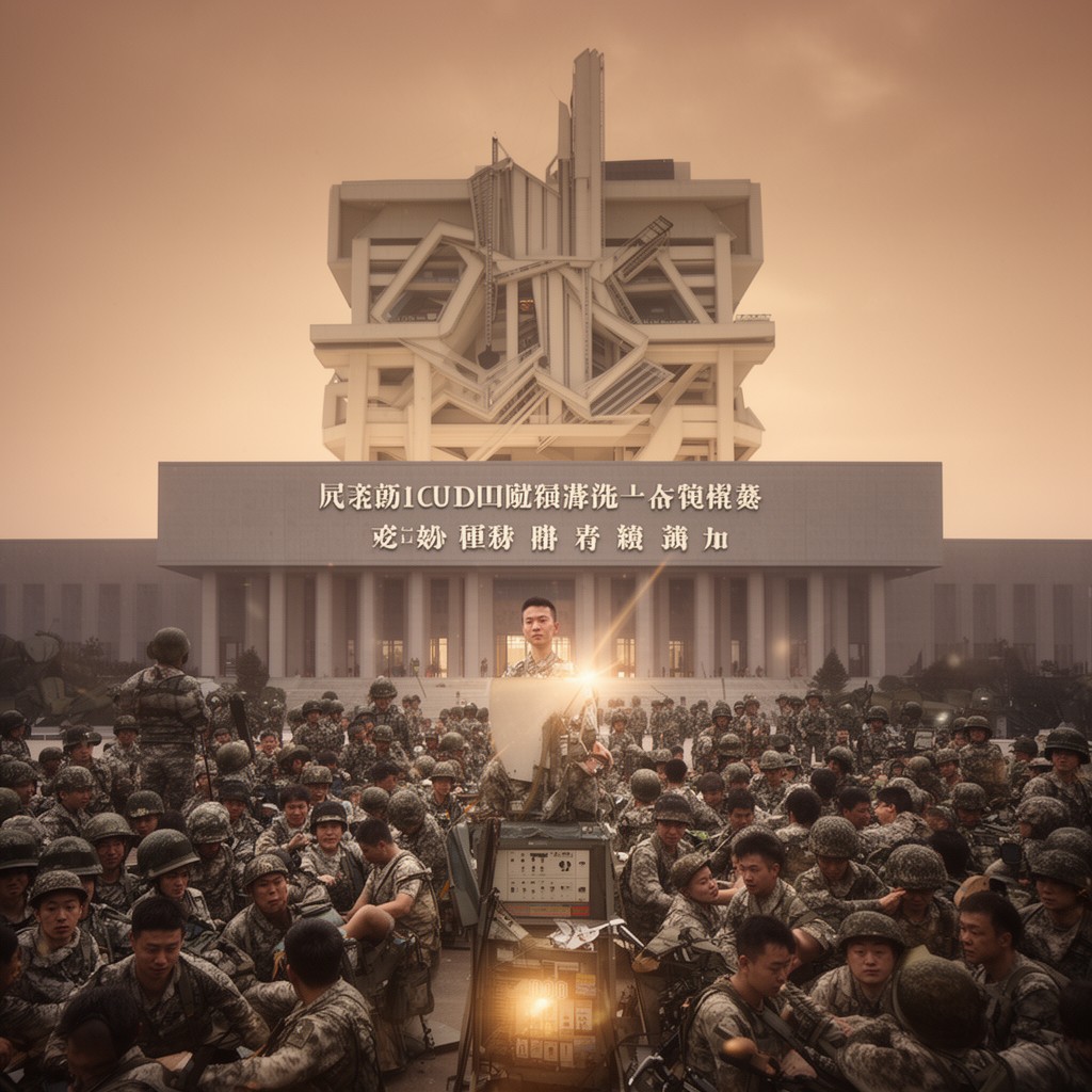 AI-generated illustration of Central Military Commission of the People's Republic of China