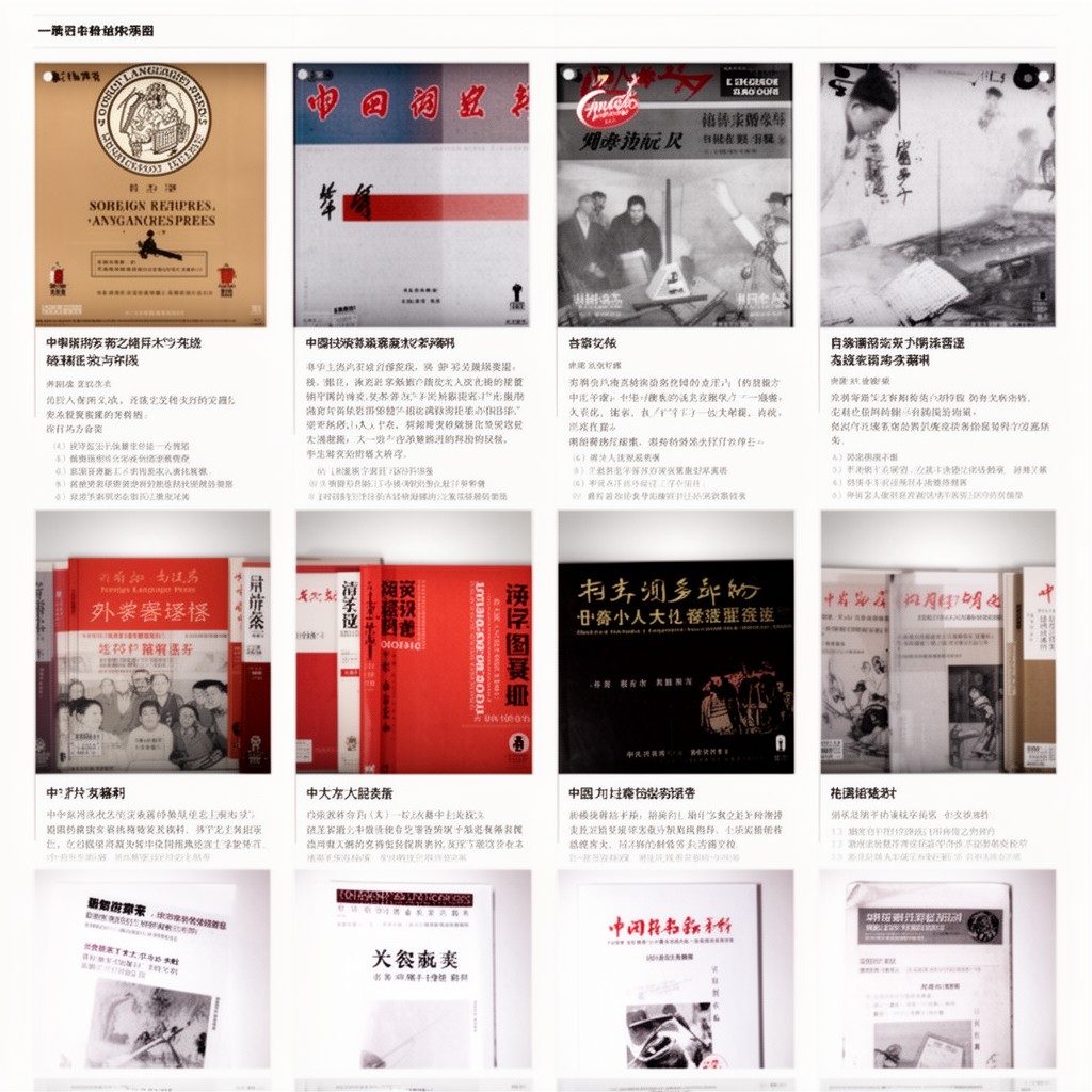 AI-generated illustration of Foreign Languages Press