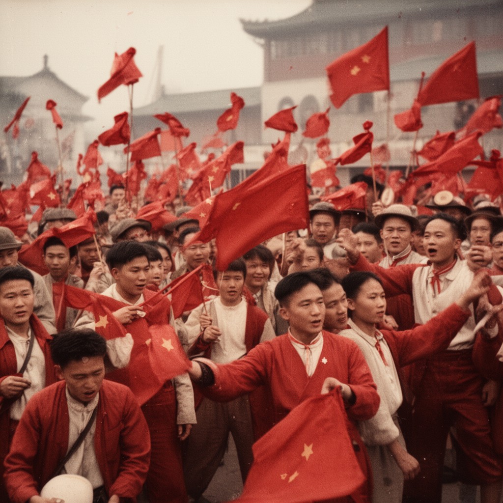 AI-generated illustration of Red Guards