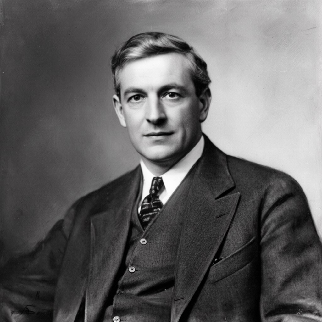 AI-generated illustration of R. H. Tawney