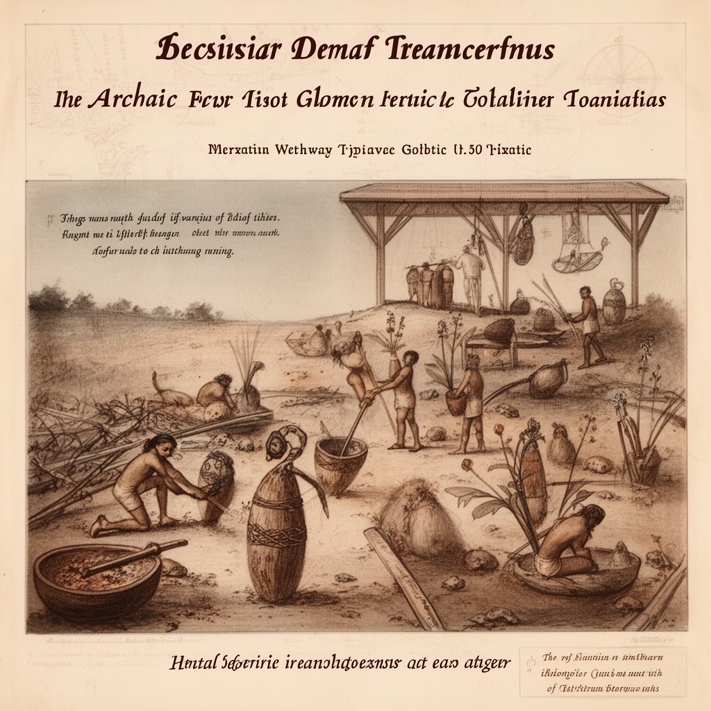 AI-generated illustration of Archaic period in the Americas