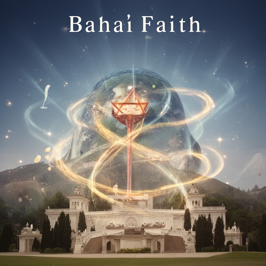 AI-generated illustration of Baha'i Faith