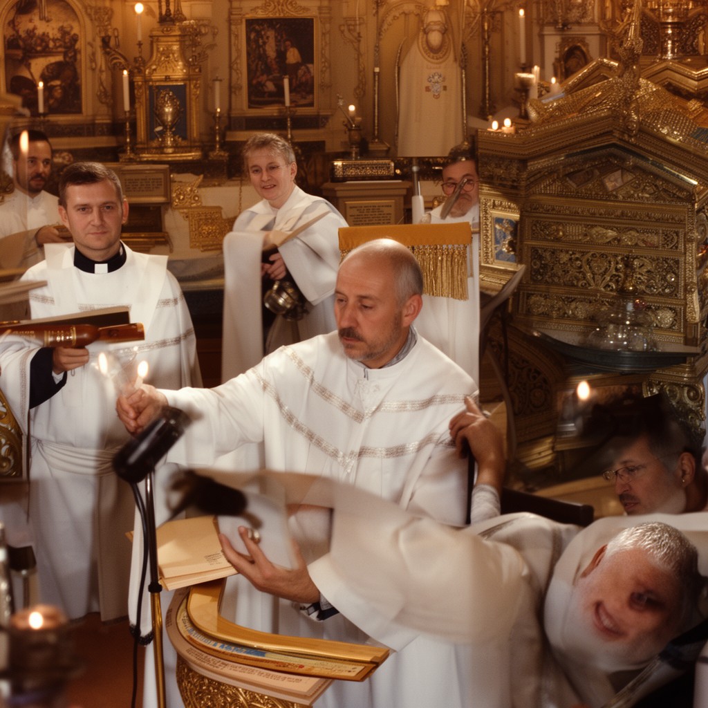 AI-generated illustration of Aaronic priesthood