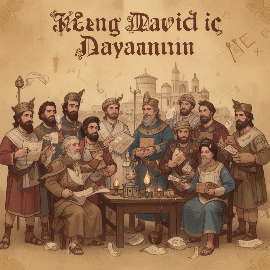 AI-generated illustration of King Davidic dynasty