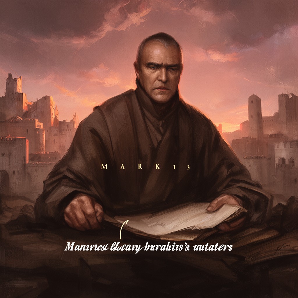 AI-generated illustration of Mark 13